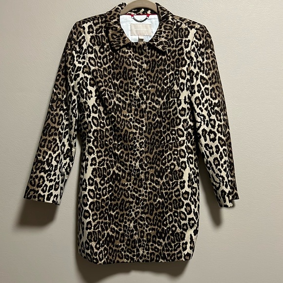 Banana Republic Tailored Animal Coat - Picture 2 of 12